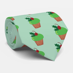 Christmas Cupcake Tie
