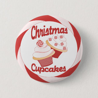 Christmas Cupcakes Button