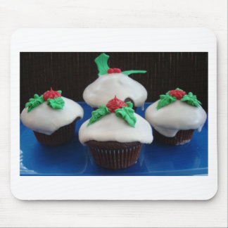 Christmas Cupcakes Mouse Pad