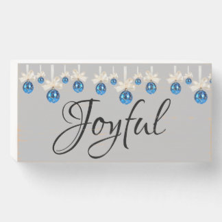 Christmas Custom Joyful sign