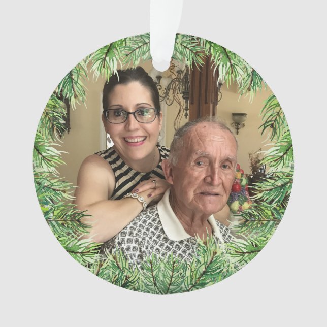 Christmas Custom Picture Ornament (Front)