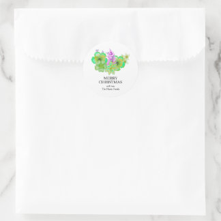 Christmas Custom Text Stickers Roll