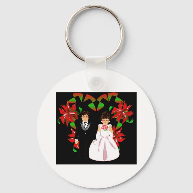 Christmas Customizable Keychain (Front)