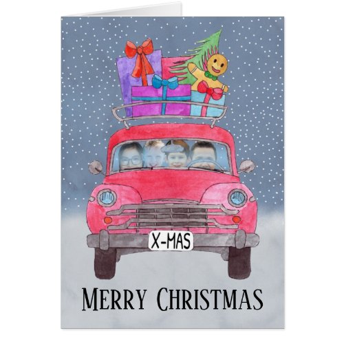 Christmas customizable photo card