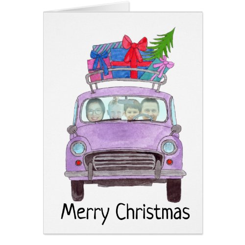 Christmas customizable photo card