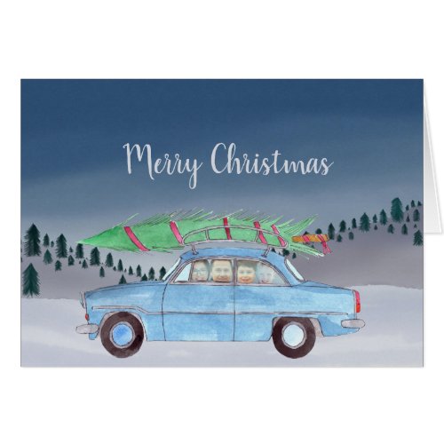 Christmas customizable photo card