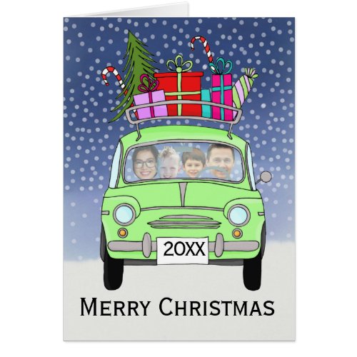 Christmas customizable photo card