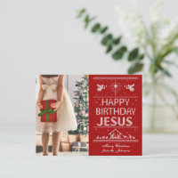 Christmas Customize Happy Birthday Jesus Christian
