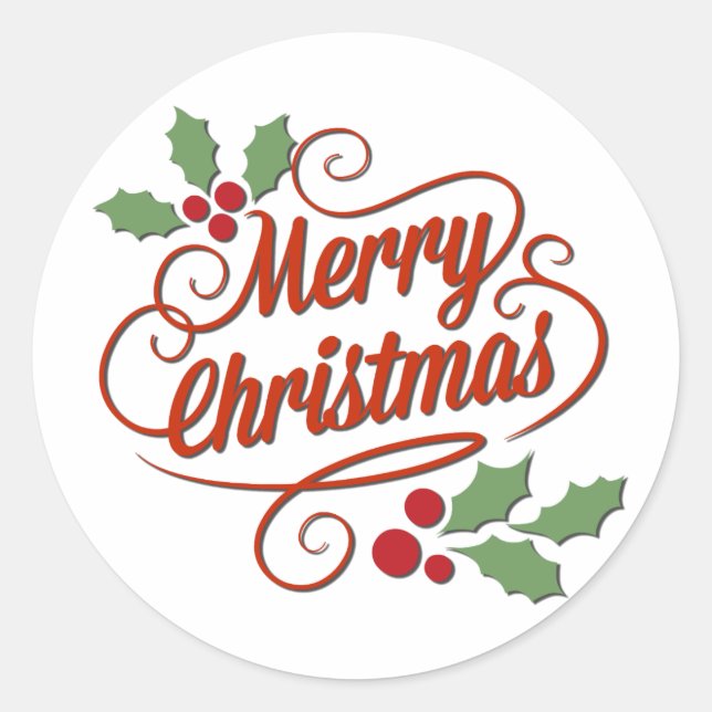 Christmas customized gift Sticker (Front)