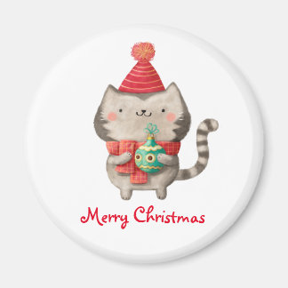 Christmas Cute Cat Magnet