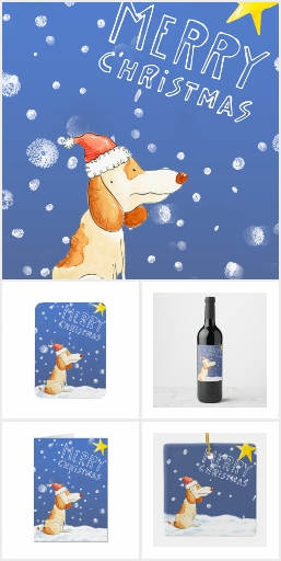 Christmas: Cute dog