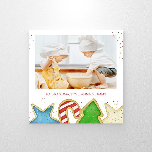 Christmas Cute Holiday Cookie Cutouts Whimsical  Photo Print