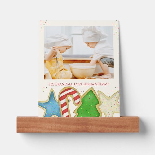 Christmas Cute Holiday Cookie Cutouts Whimsical  Picture Ledge