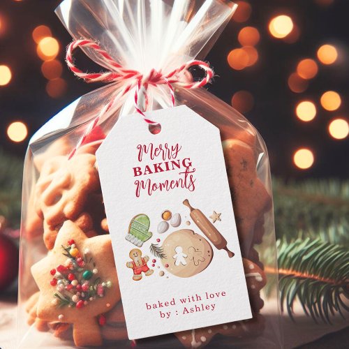 Christmas Cute Homemade Holiday Baking  Gift Tags