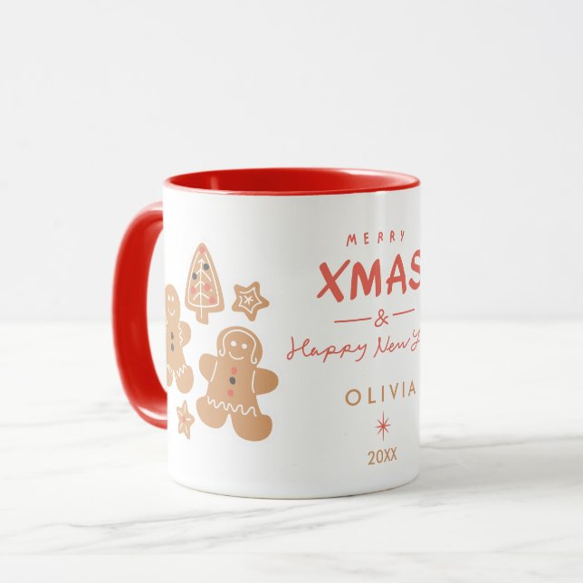 Christmas Cute Mug (Front Left)