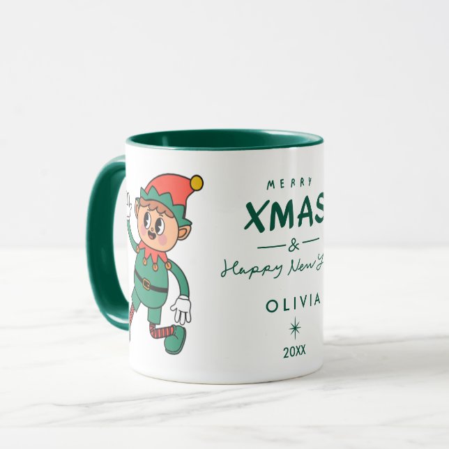 Christmas Cute Mug (Front Left)