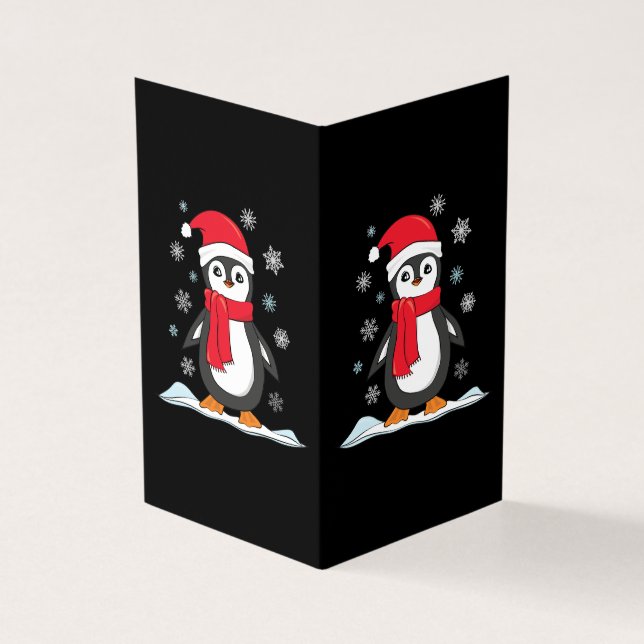 Christmas Cute Penguin (Outside)
