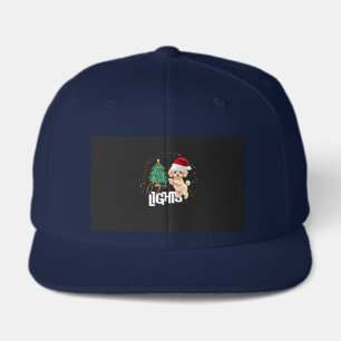 Christmas Cute Poodle Santa Hat Holiday