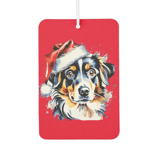Christmas cute puppy air freshener (Front)