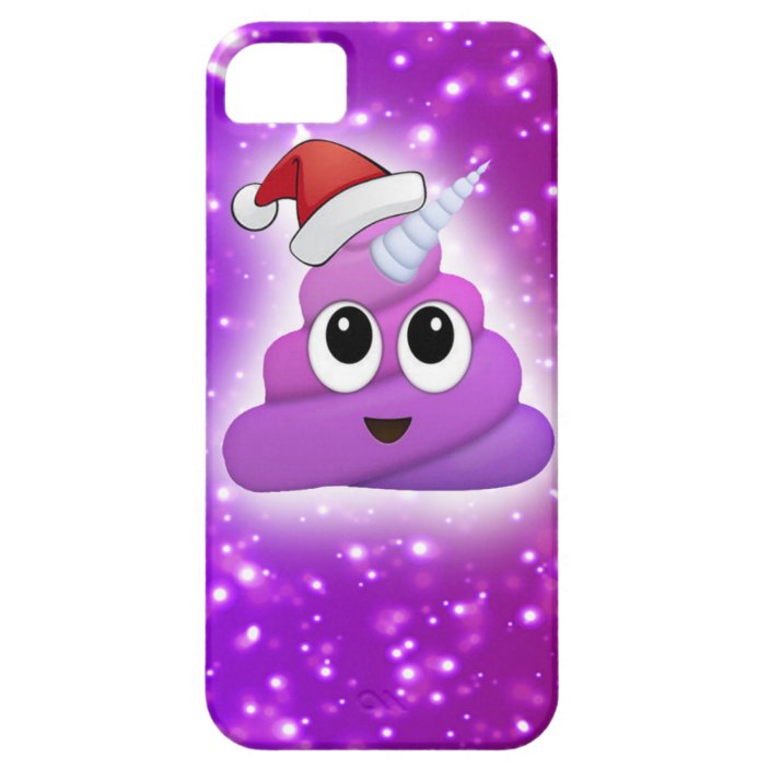 Christmas Cute Unicorn Poop Emoji Glow Case Mate Iphone Case