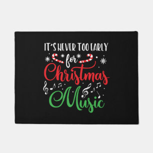 Christmas Cute Xmas Carol Holiday Music Lover Gift Doormat