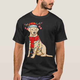 yellow lab christmas shirt