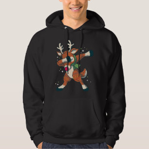 Christmas Dabbing Reindeer Dab Dance Reindeer Antl Hoodie