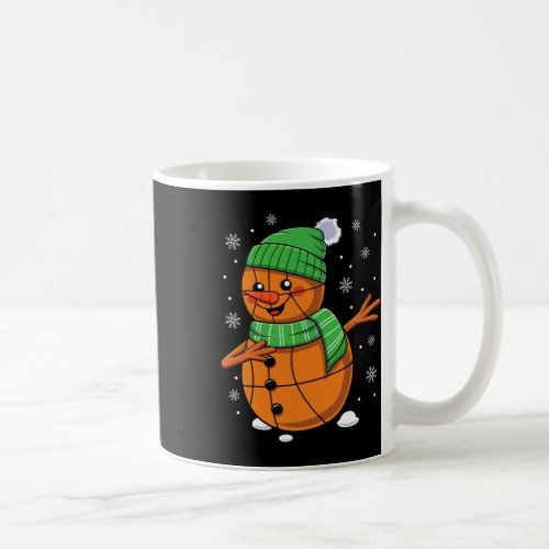 Christmas Dabbing Snowman Basketball Xmas Dab Boys Coffee Mug