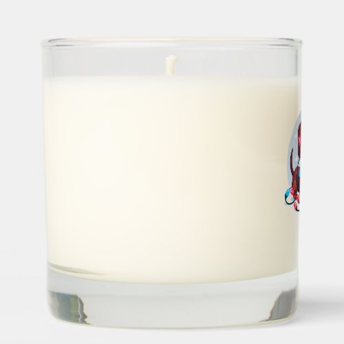 Christmas Dachshund  1 Scented Candle