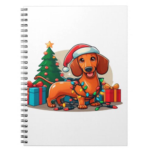 Christmas Dachshund  2 Notebook