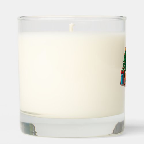 Christmas Dachshund  2 Scented Candle