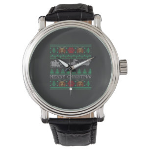 Christmas Dachshund Wiener Dog Dachshund Ugly Chri Watch