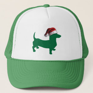 Christmas Dachshunds Trucker Hat