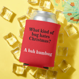 Christmas Dad Joke Can Cooler