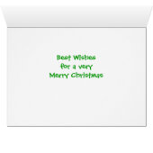 Christmas Dala Horse Card (Inside Horizontal (Bottom))