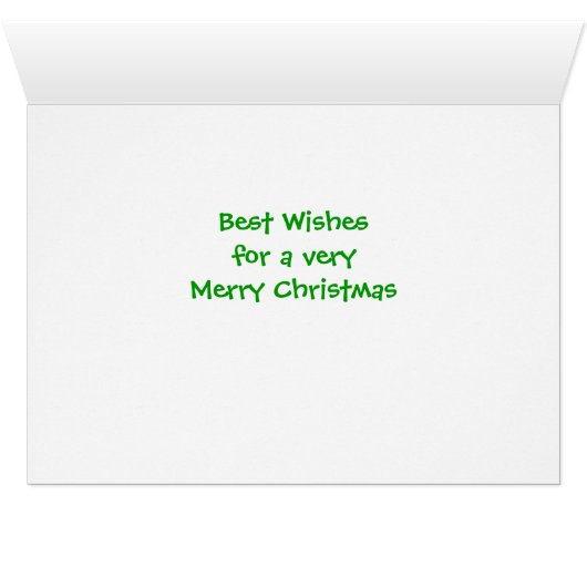 Christmas Dala Horse Card (Inside Horizontal (Bottom))