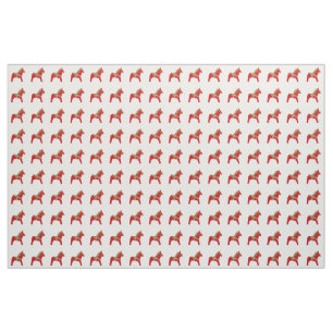 Christmas Dala Horse Fabric