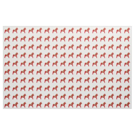 Christmas Dala Horse Fabric