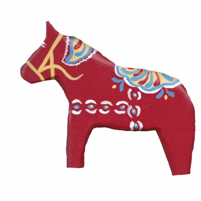 Christmas Dala Horse Ornament (Front)