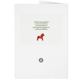 Christmas Dala Horses (Back)