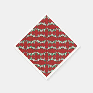 Christmas Dala Horses Napkins