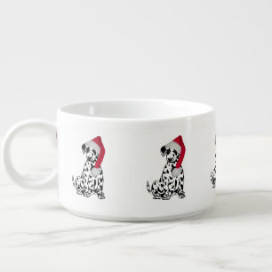 Christmas Dalmatian Bowl