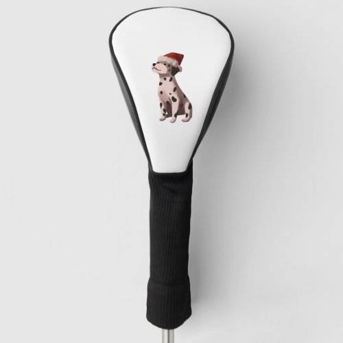 christmas dalmatian Classic T_Shirt Golf Head Cover