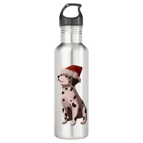 christmas dalmatian Classic T_Shirt Stainless Steel Water Bottle