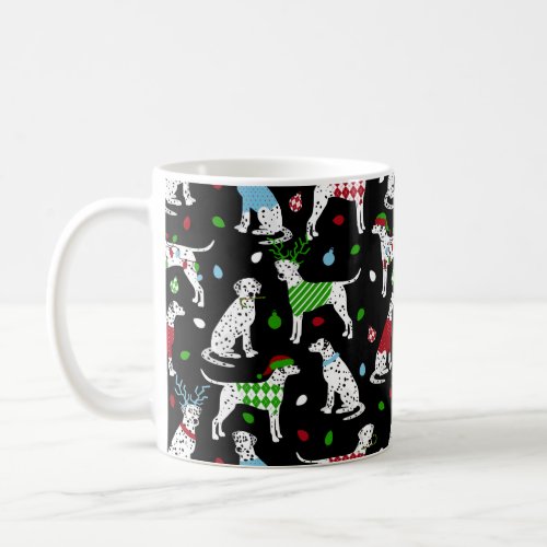 Christmas Dalmatian Coffee Mug