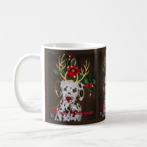 Christmas Dalmatian Coffee Mug