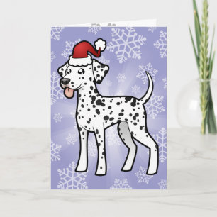 Christmas Dalmatian Holiday Card