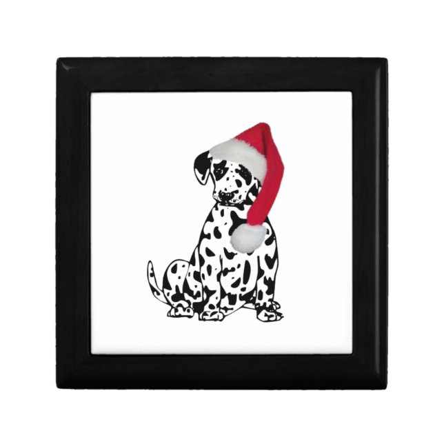 Christmas Dalmatian Keepsake Box (Front)