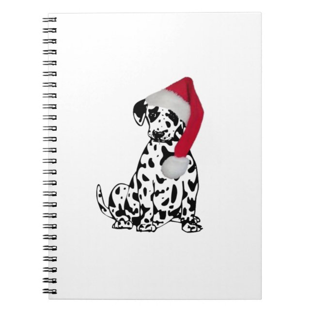 Christmas Dalmatian Notebook (Front)