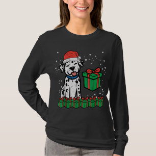 Christmas Dalmatian Santa Cute Xmas Dog Lover T-Shirt